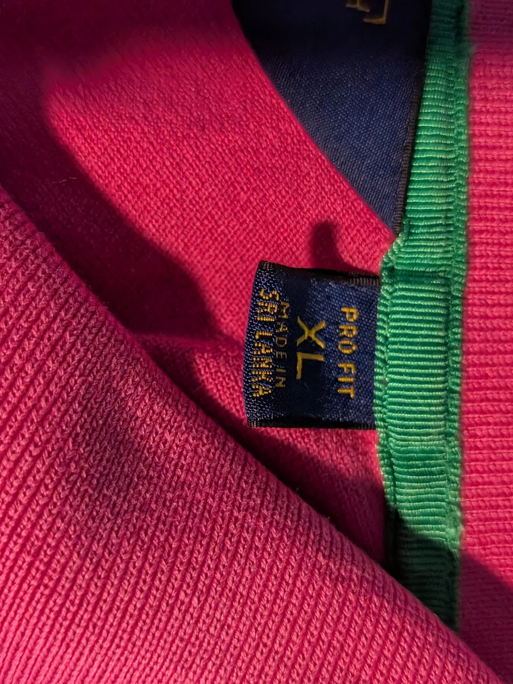 Ralph Lauren Hot Pink Polo with Green Pony Emblem